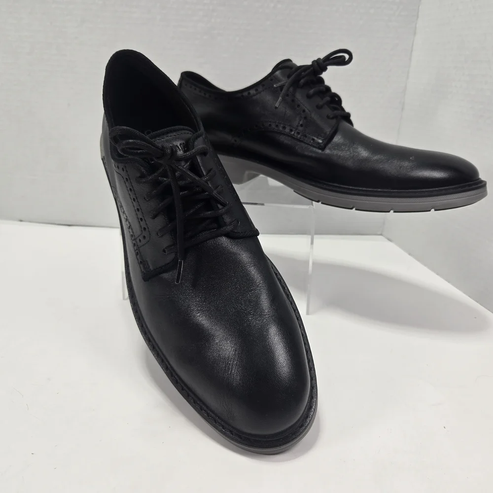 Cole Haan Go-to Plain Toe Black Leather Oxford Derbys Dress Shoe Men's Size 11